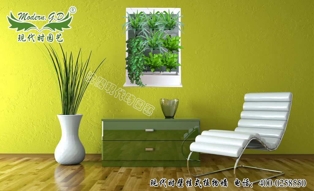 壁画式植物墙